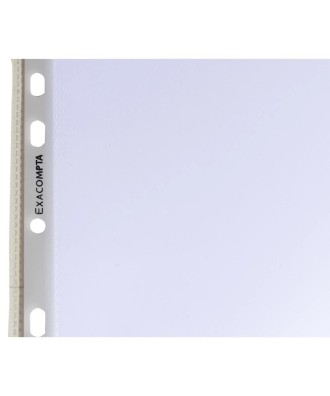 Sach.100 poch.perfo A4 PP 120μ lisse