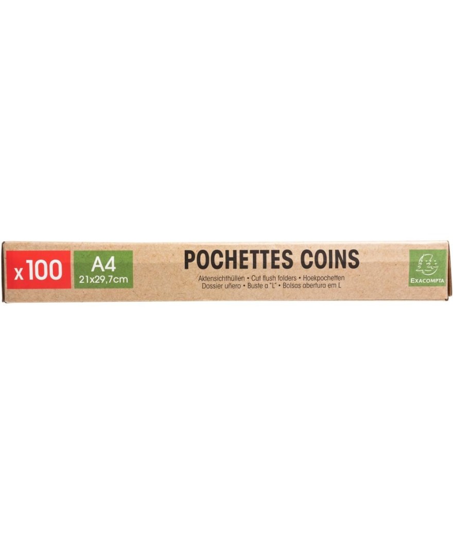 E.C 100 poch.coin PP recy. grainé 12/100