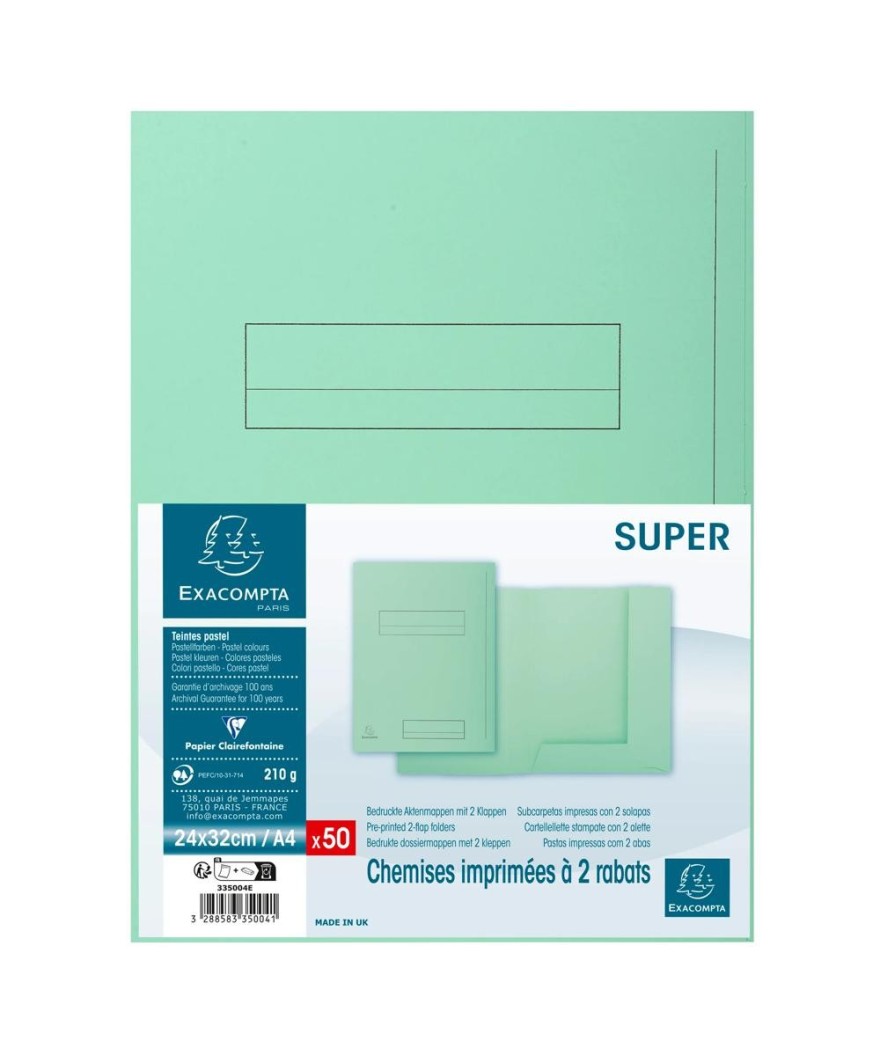 Pt 50 chem. 2 rabats SUPER 210 vert cl.