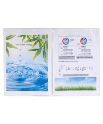 SACHET 10 ETUIS DOUBLES PP 12/100 A4