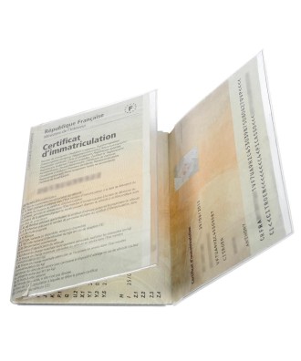 Etui de protection 3V PVC Carte Grise