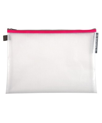 Pochette zip EVA A4 assorti