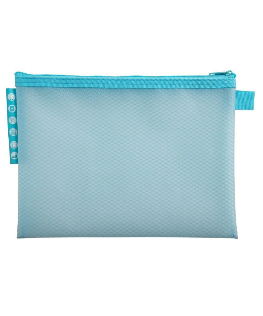 Pochette zip EVA A5 Chrom pastel assorti