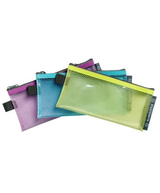 Pochette zip EVA 8x18cm Pop'NCo assorti