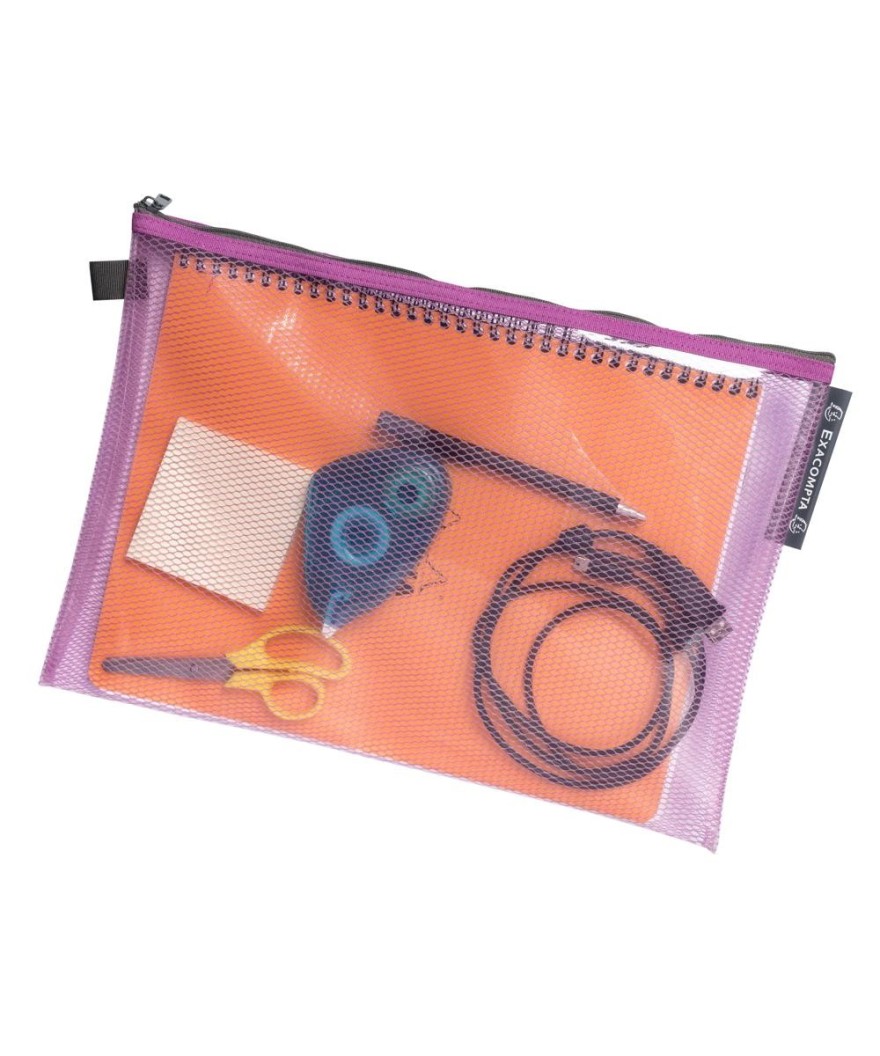 Pochette zip EVA A4 Pop'NCo assorti