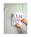 Pochette affichage magnétiq A4 Argent