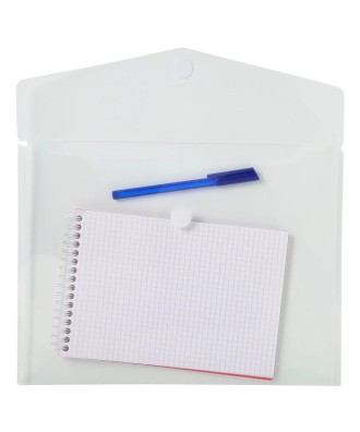Sach.5 poch.envelop.scratch A4 PP transp