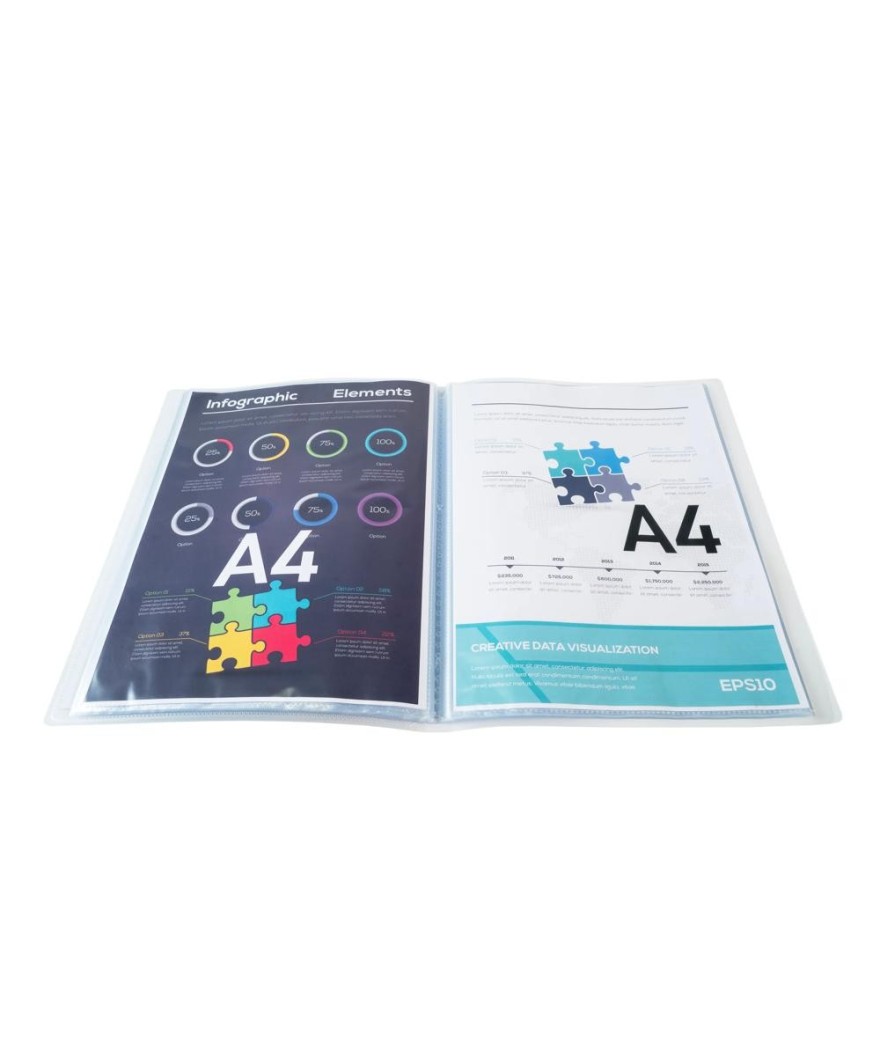Porte-Vues Chroma KC A4 40V Cristal