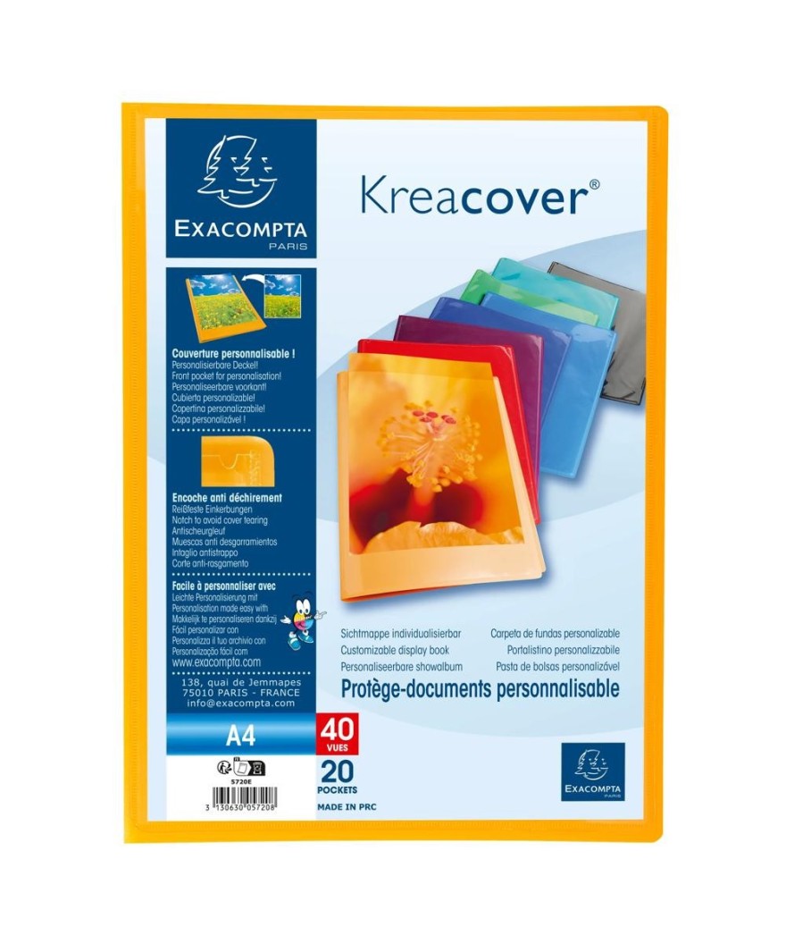 PORTE-VUES PERSO PP KC 5/10E 40V ASS.