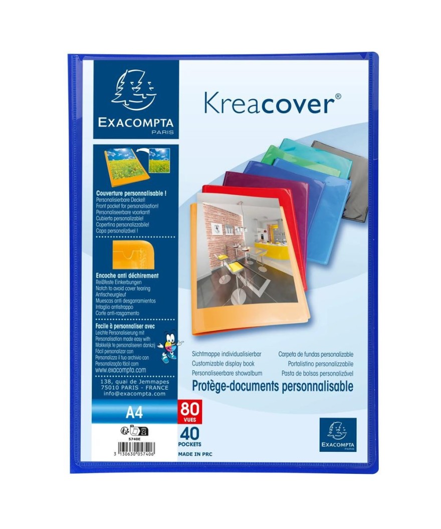Porte-vues perso. 80V PP 5/10e KREACOVER