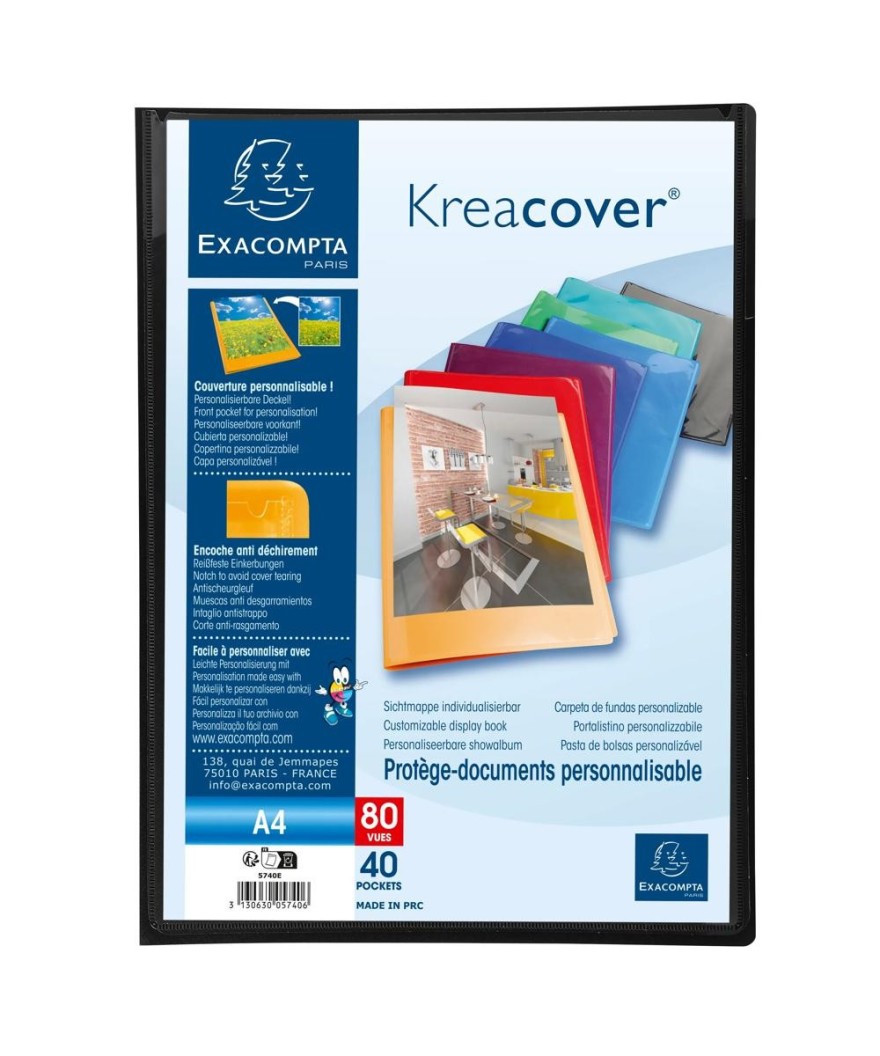 Porte-vues perso. 80V PP 5/10e KREACOVER