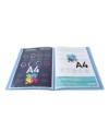 Porte vues perso. chroma KC A4 80V bleu
