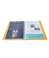 Porte-vues OPAK PP3/10e A4 80vues jaune
