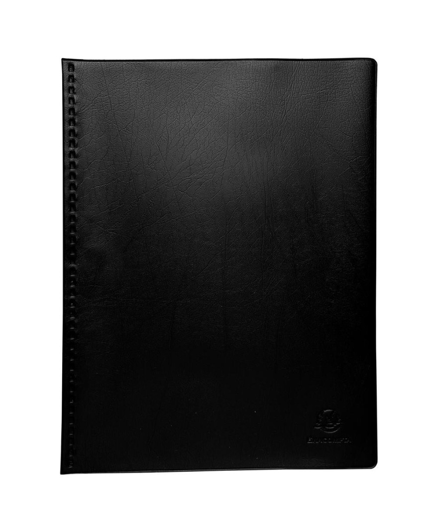Porte-Vues PVC 40V VEGA Opaque Noir