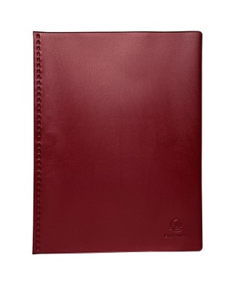 Porte-Vues PVC 80V VEGA Opaque Bordeaux