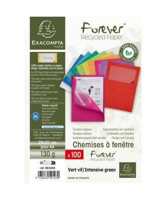 Pt 100 chem. à fenêtre FOREVER vert f.