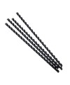 Boite 100 peignes plastique 8mm A4 noir