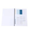 Boite 100 peignes plastique 8mm A4 noir