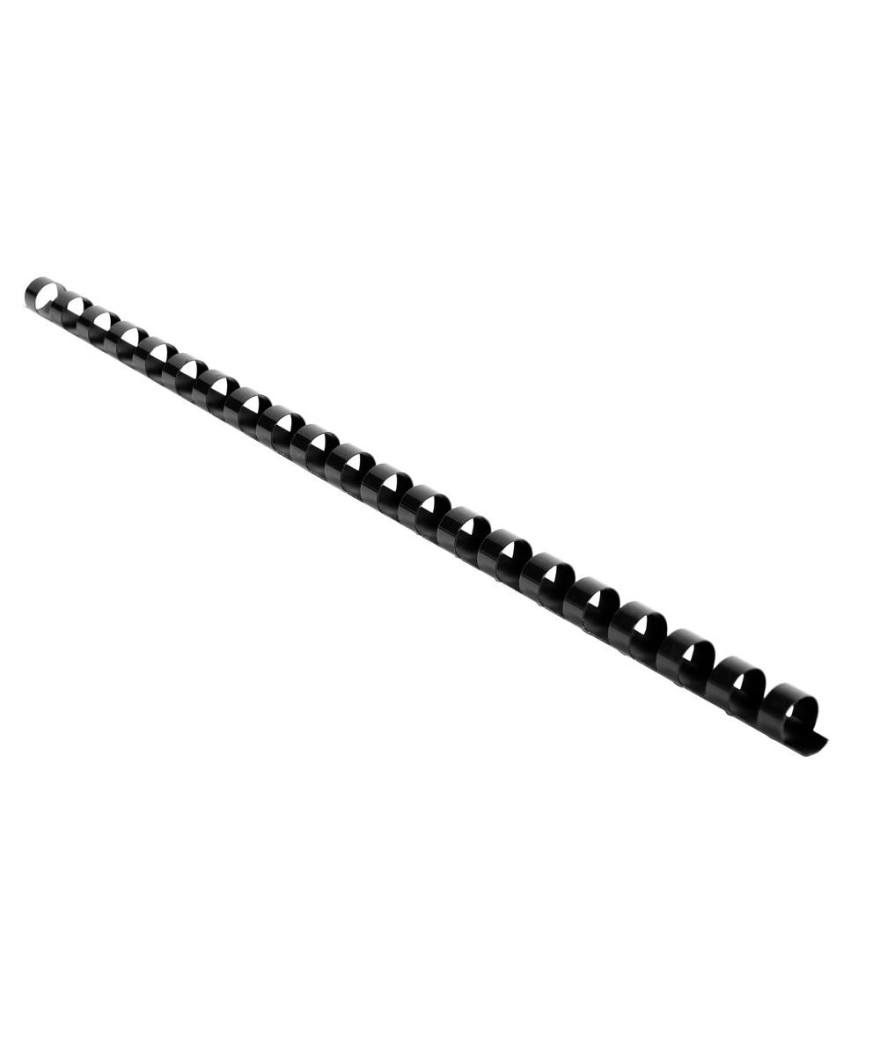 Boite 100 peignes plastique 10mm A4 noir
