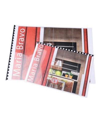 Boite 100 peignes plastique 10mm A4 noir