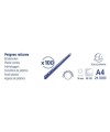 Boite 100 peignes plastique 16mm A4 noir
