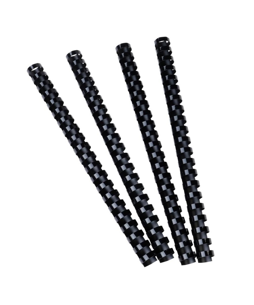 Boite 100 peignes plastique 16mm A4 noir