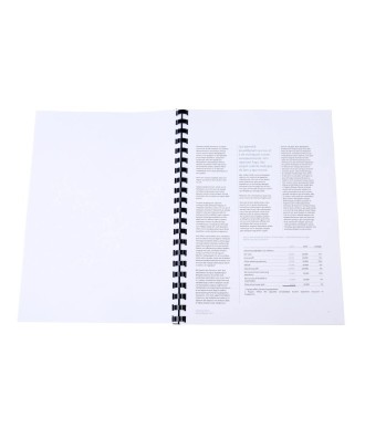 Boite 100 peignes plastique 16mm A4 noir