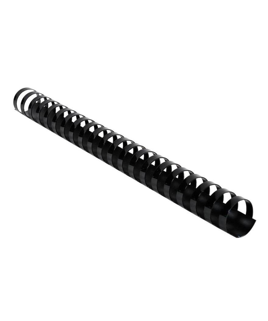 Boite 50 peignes plastique 25mm A4 noir