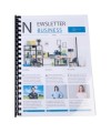 Boite 50 peignes plastique 25mm A4 noir
