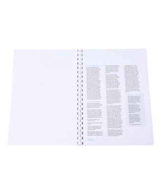 Bte 25 peignes plastique 12mm A4 blanc