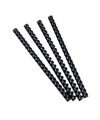 Boite 25 peignes plastique 12mm A4 noir