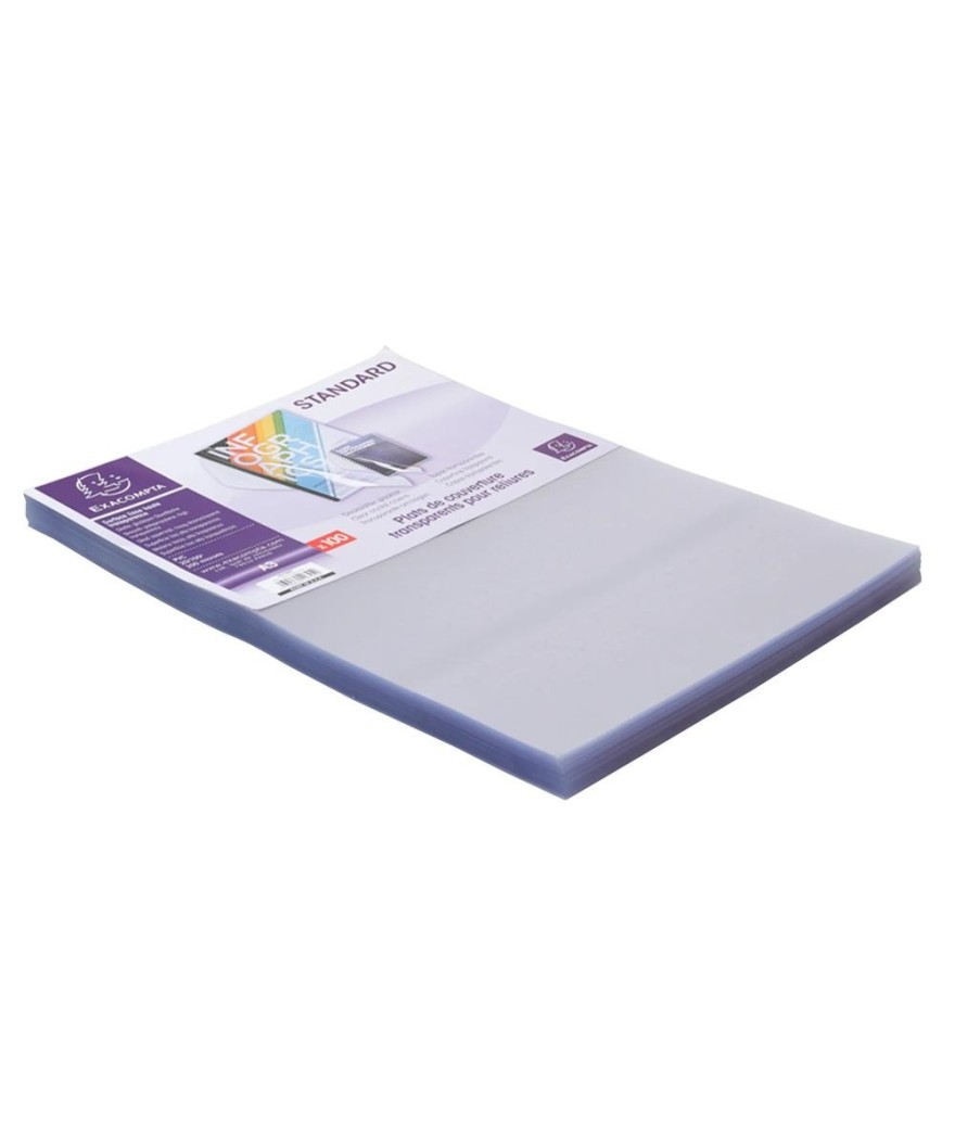 Bte 100 plats A3 PVC Cristal 20/100°
