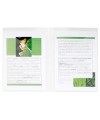 Chem.de présent.double poche PP CRISTAL