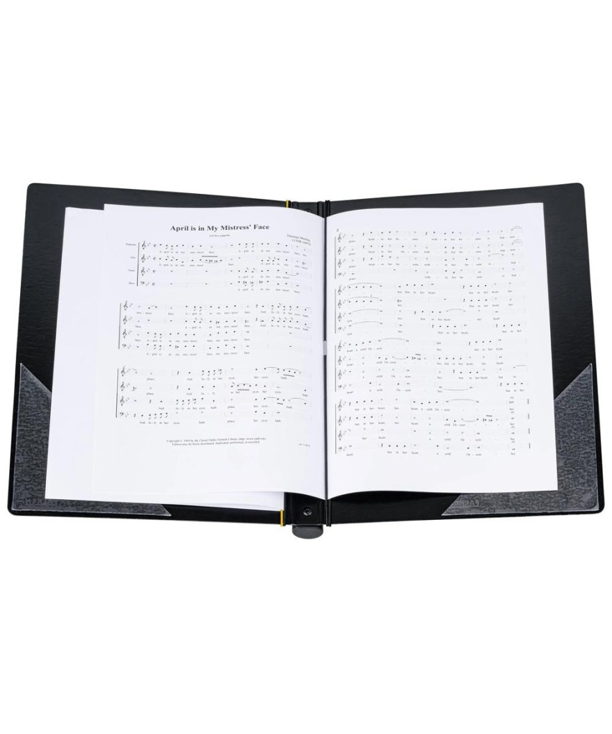 Chemise de chorale GLORIA Pure A4 noir