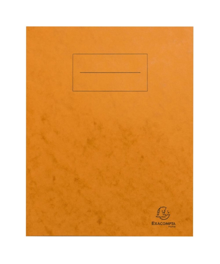 Protège-cahier 17X22 carte lustrée orang