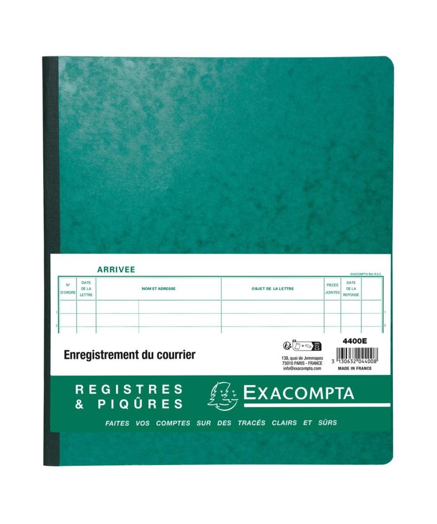 PIQ. 32/27 ENREG. du COURRIER 80p.