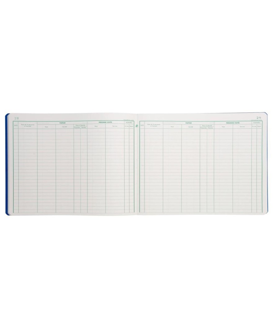 Registre des visites 25x32cm 80 pages