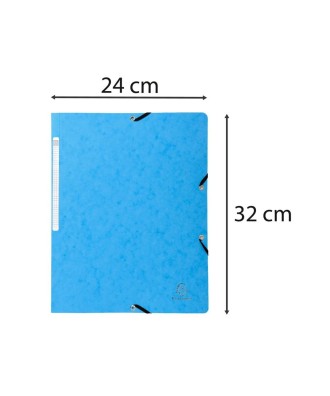 CHEM. S/RAB ELAS+ETIQ 24/32 TURQUOISE
