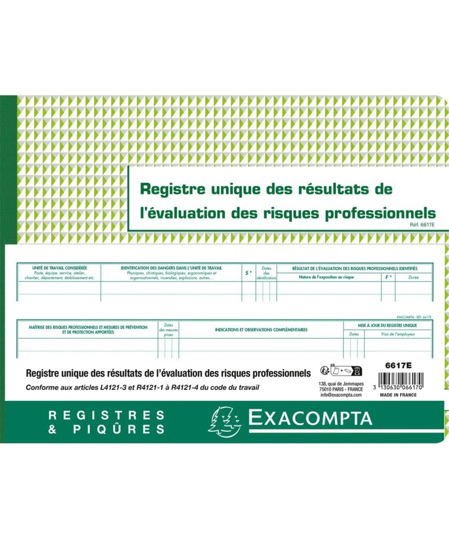 REG.EVALUATION RISQ.PROF. 24X32 60p