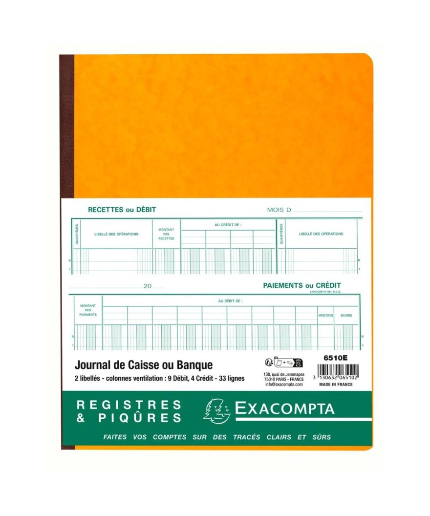 PIQ. 32/25 CAISSE ou BQUE 9D-4C 80p.