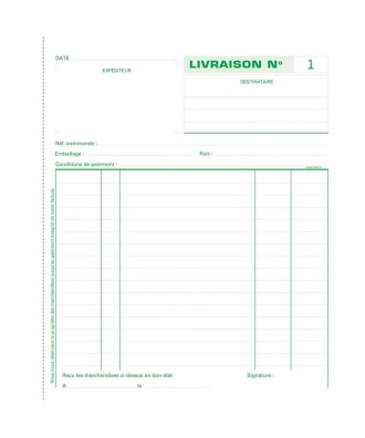 Manifold Livraisons 21X18 50D Auto.