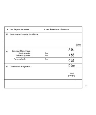 Livret individuel contrôle transport.