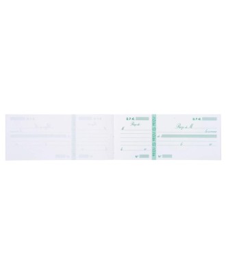 CARNET "Reçus" 9/13 50 FLLETS