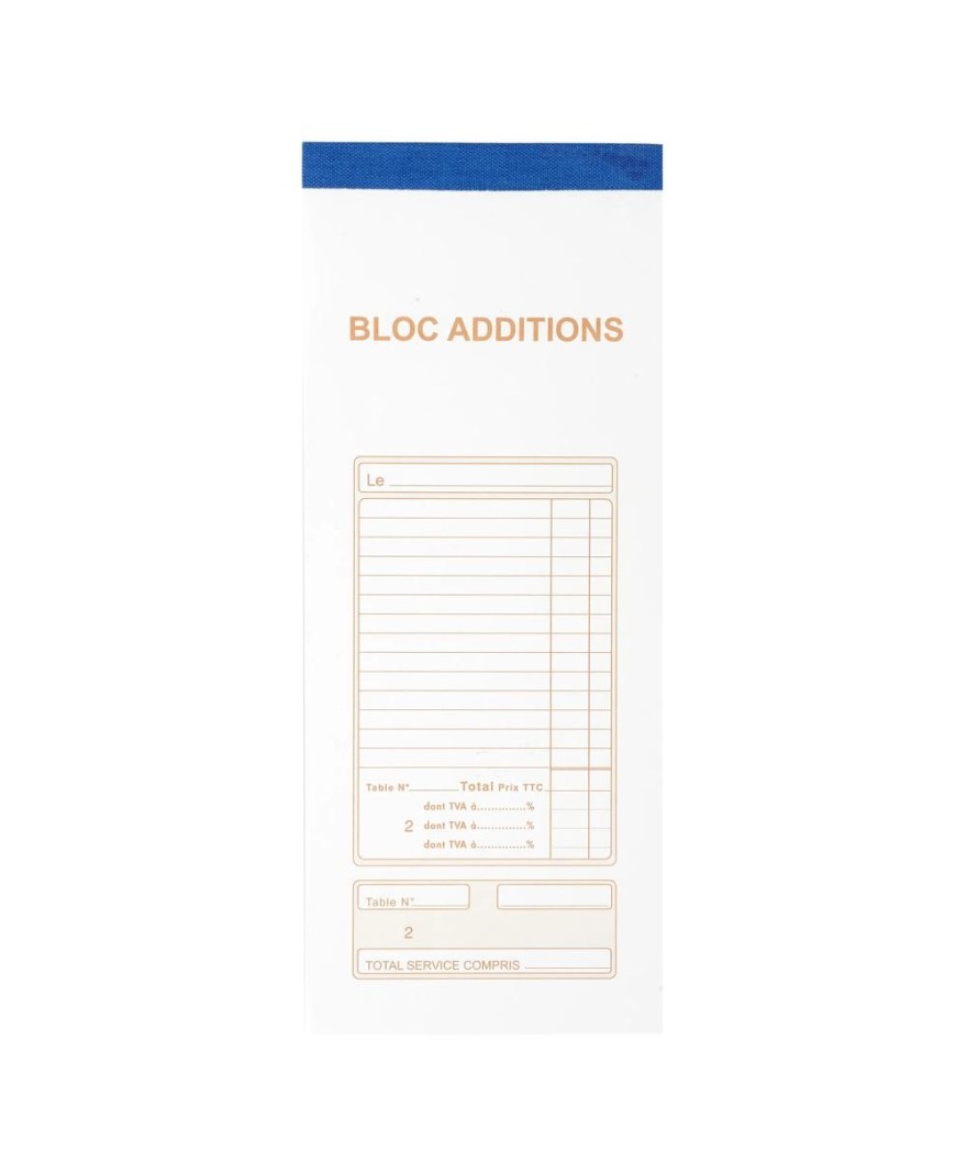 Bloc Addition 90x225 50f.Dupli numérotés