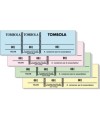 Bloc Tombola 3Vol.couleurs 4,8X15 Ass.
