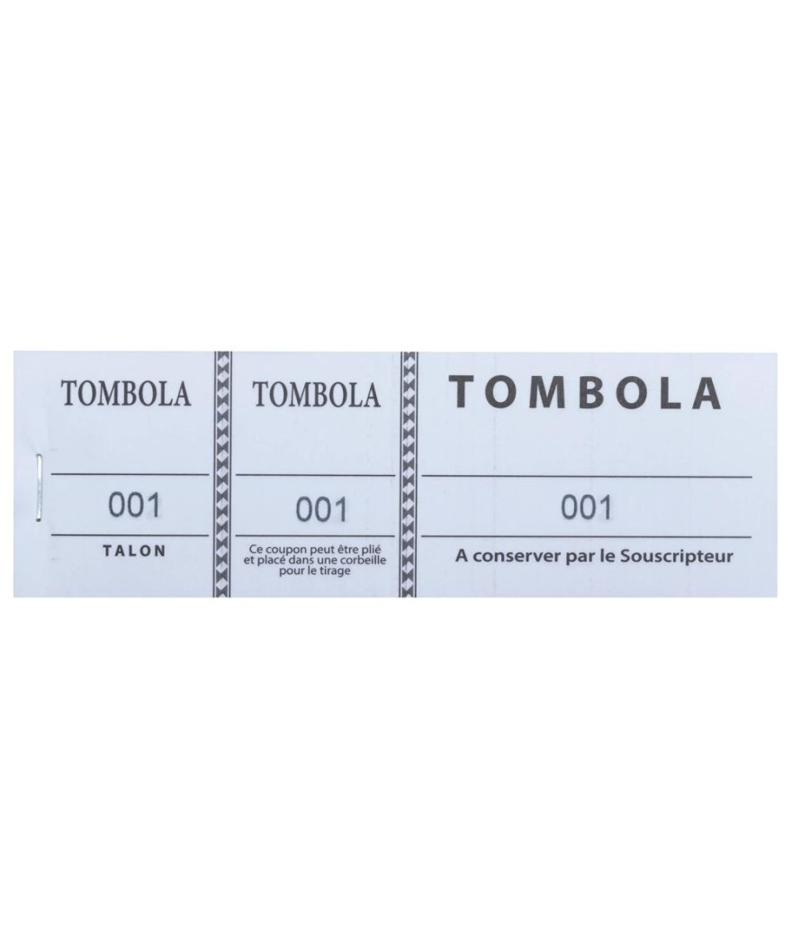 Bloc Tombola 3Vol.couleurs 4,8X15 Ass.