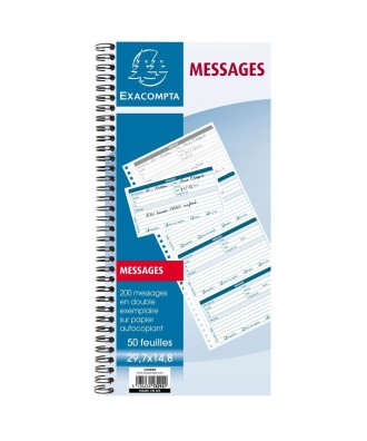 BLOCS MESSAGES SPIR. 29.7X14.8 50D A.