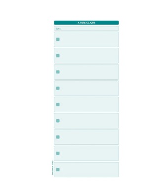 Carnet spiralé A FAIRE 14x29.7 125FLLS