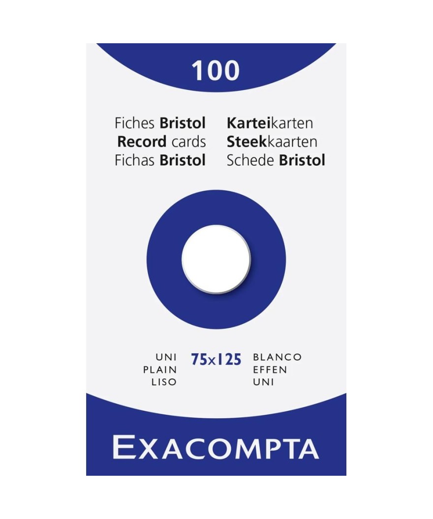 ETUI 100 F.BRISTOL BLANC 75/125