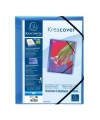 Chem. 3 rab. élast. Perso PP A4 KC bleu